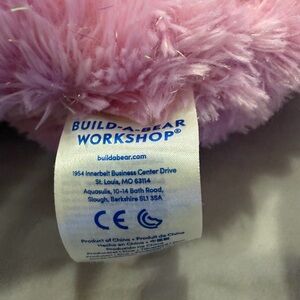 Build-A-Bear Pink Stuffed Animal